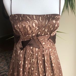 BCBG Cheetah print cocktail dress